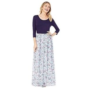 Charming Charlie Floral Paisley Maxi Dress M